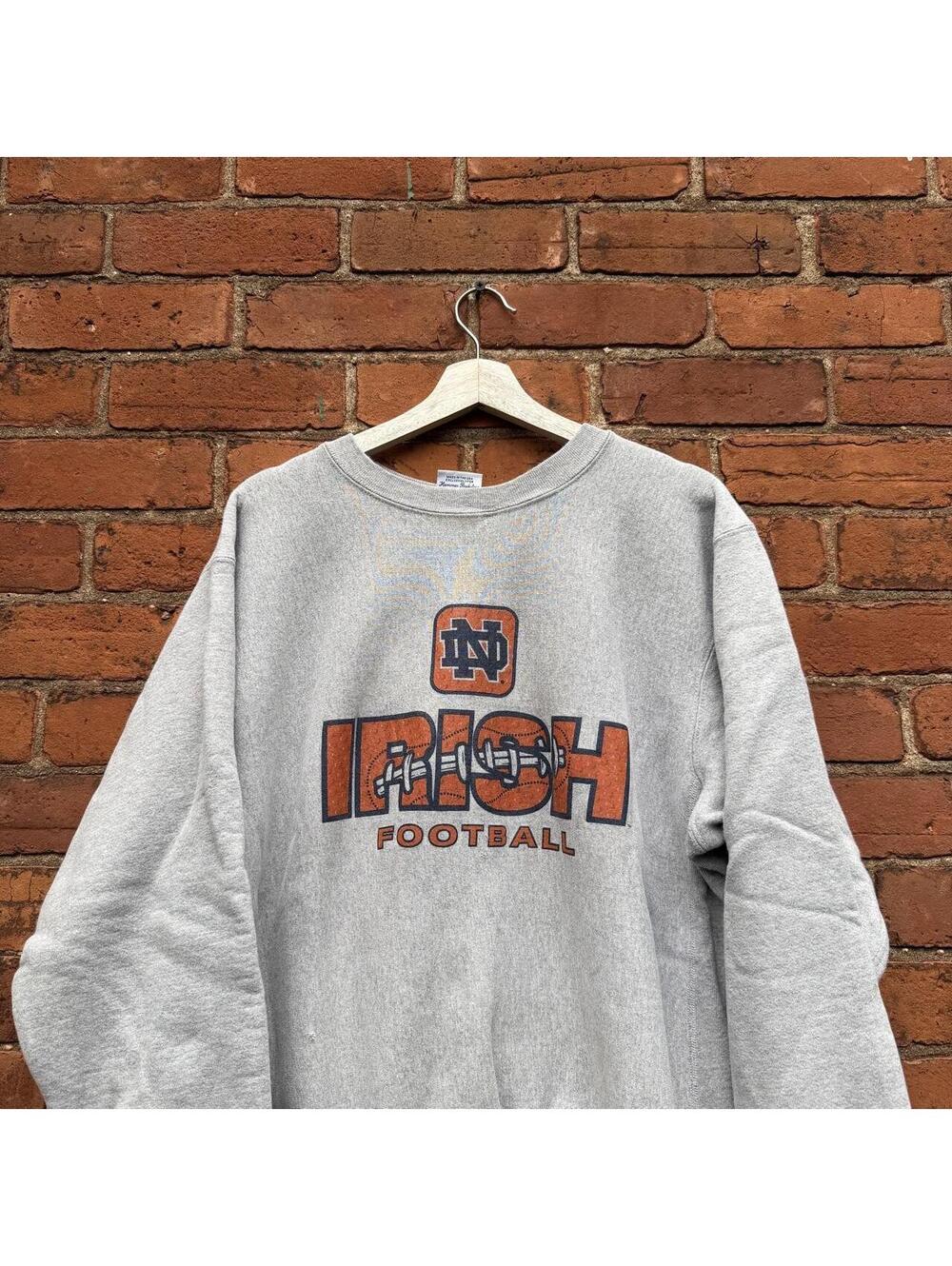 vintage notre dame fighting Irish crewneck sweatshirt 90s M